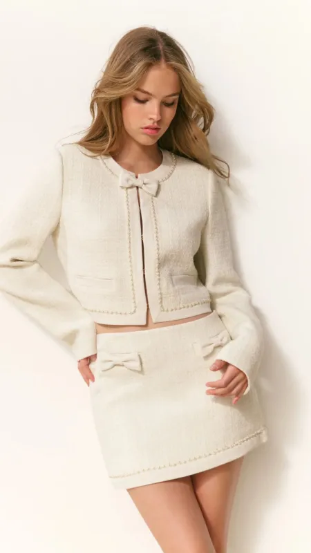 Edeness Tweed Mini Skirt sold by Isola Rancho Santa Fe