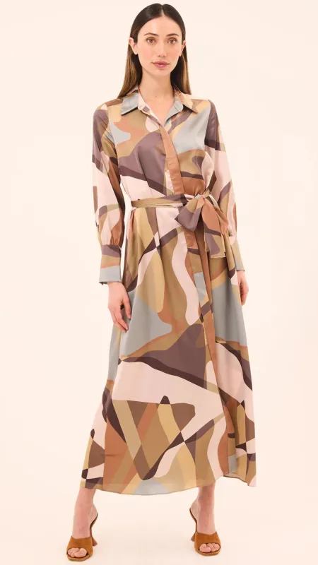 Herminia Dress Abstract made by Isola Rancho Santa Fe