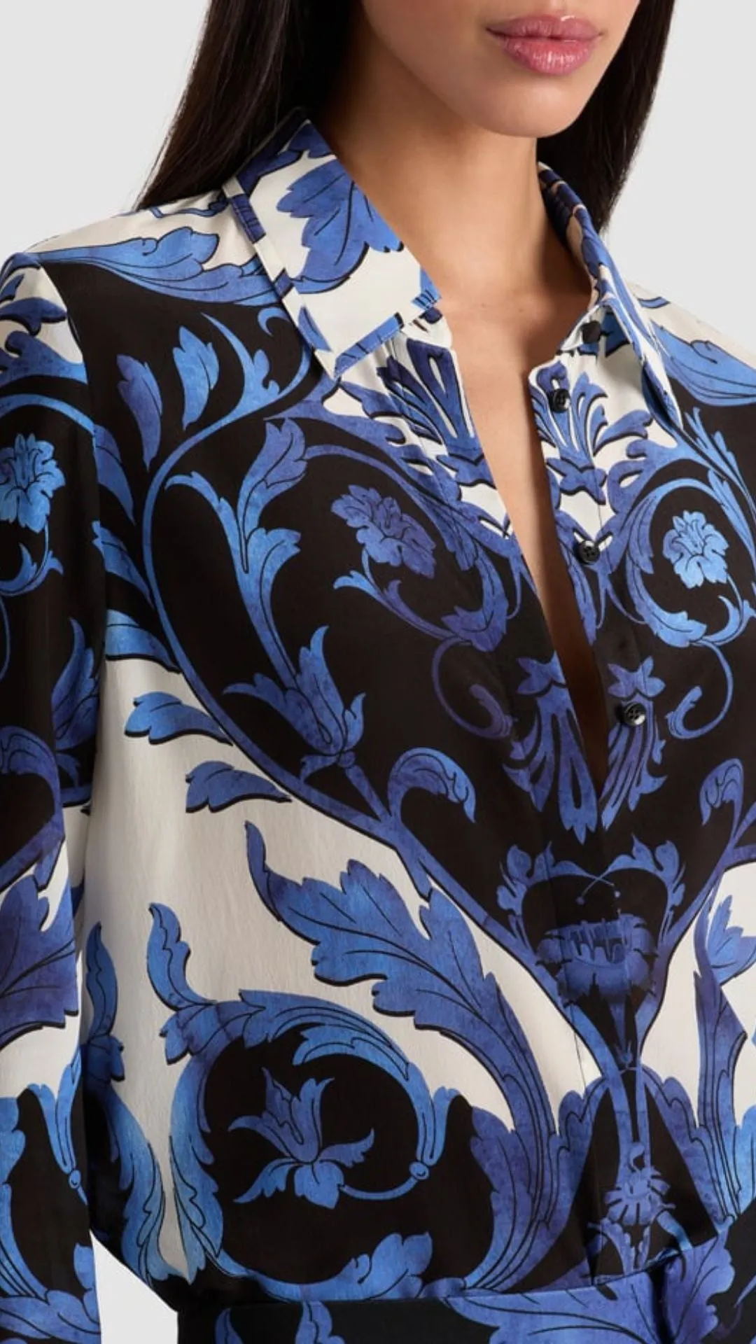 Willa Silk Blouse Regal sold by Isola Rancho Santa Fe product image thumbnail 3