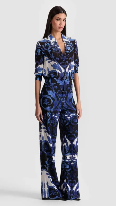 Willa Silk Blouse Regal sold by Isola Rancho Santa Fe