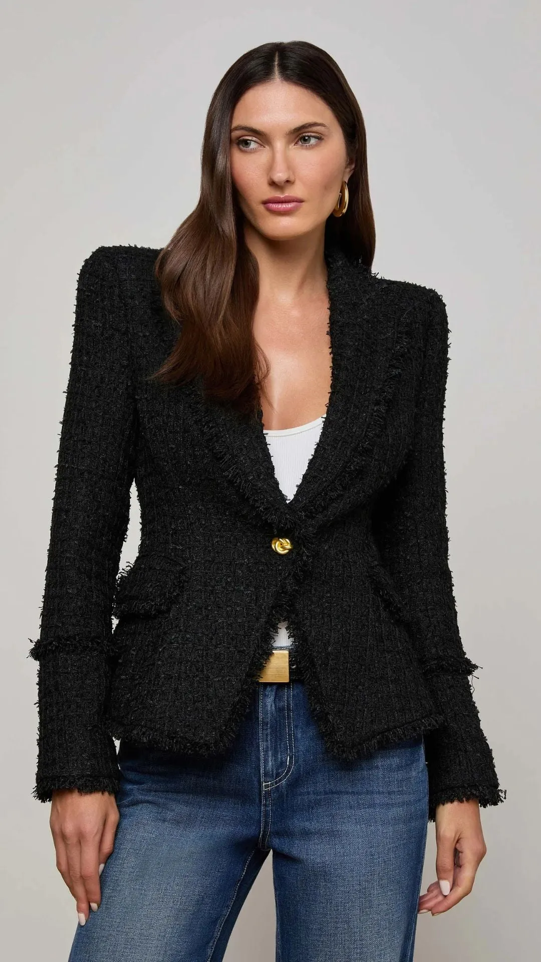 Kaisley Blazer with Fray sold by Isola Rancho Santa Fe product image thumbnail 3
