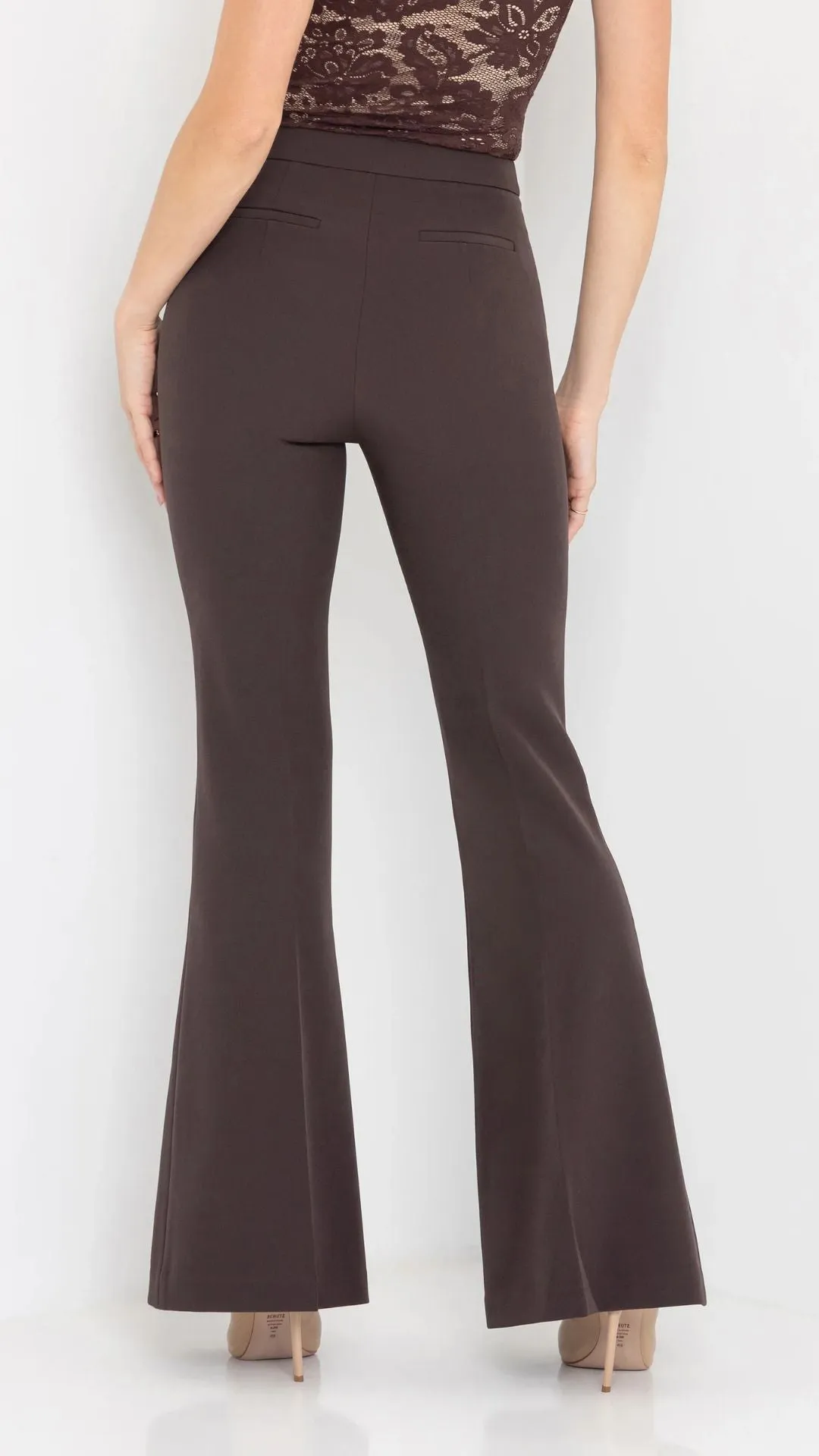 Wesley Crepe Pants Chocoate sold by Isola Rancho Santa Fe product image thumbnail 5