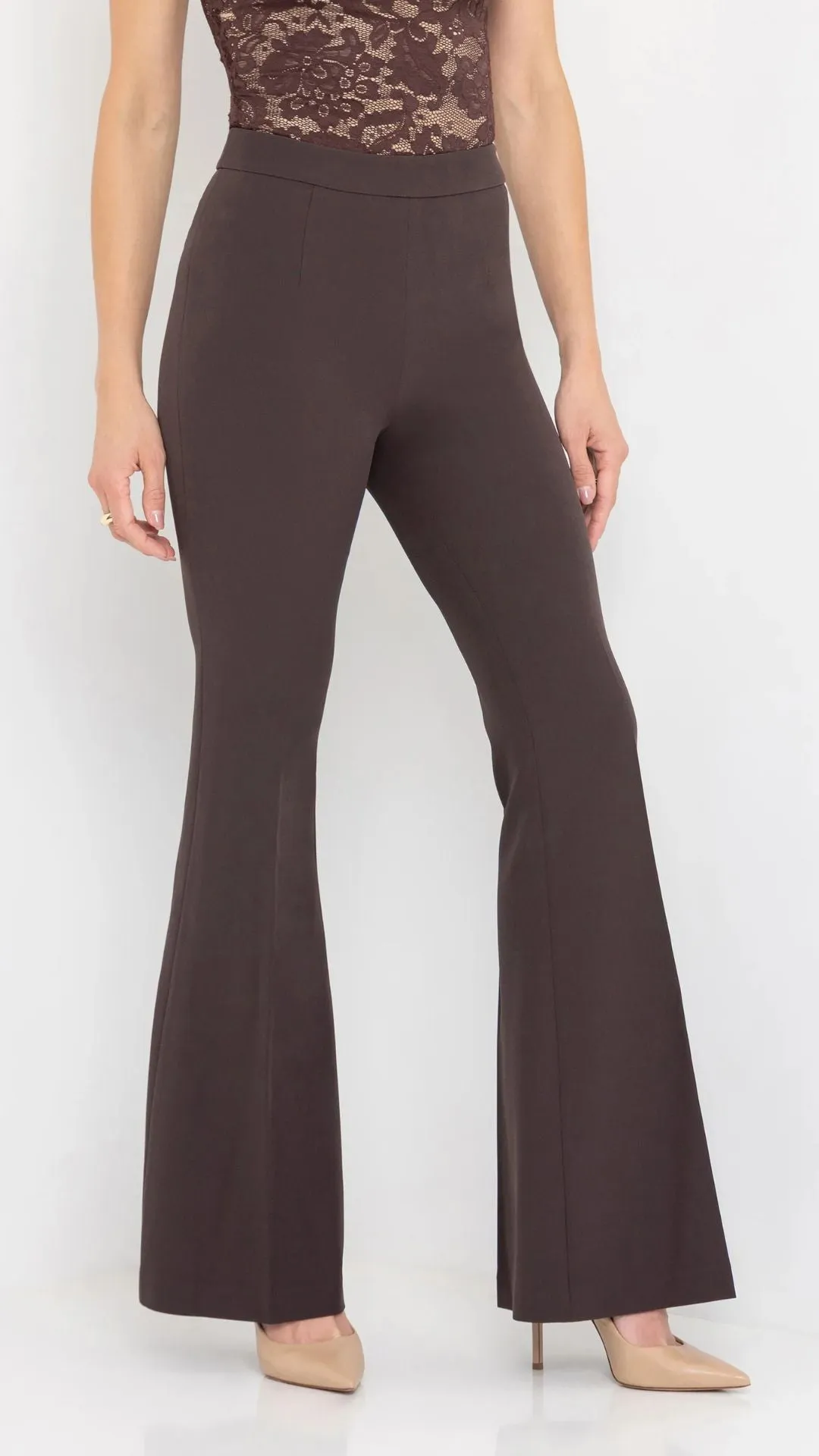 Wesley Crepe Pants Chocoate sold by Isola Rancho Santa Fe product image thumbnail 3