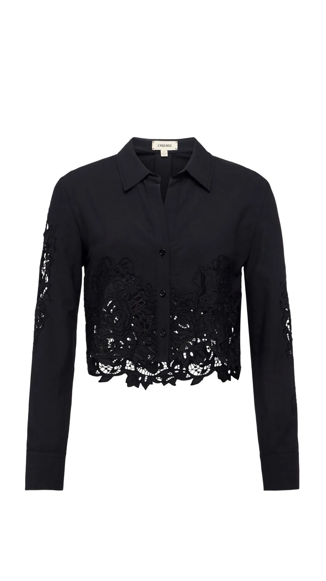 Seychelle Crop Button Down sold by Isola Rancho Santa Fe