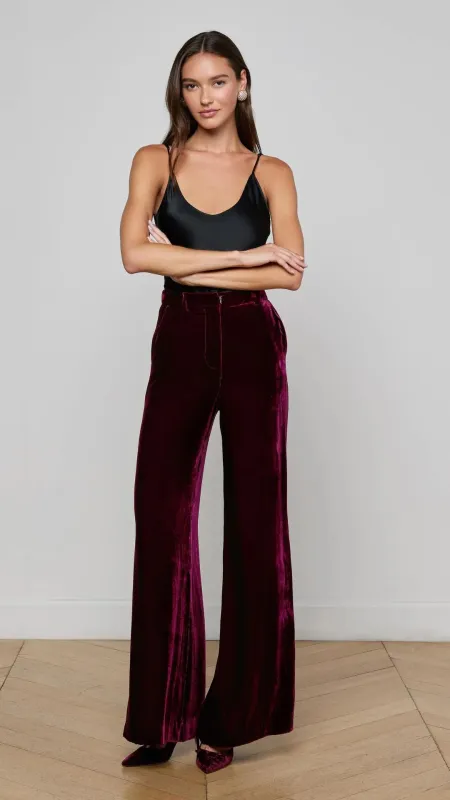 Pilar Velvet Wide-Leg Pant sold by Isola Rancho Santa Fe