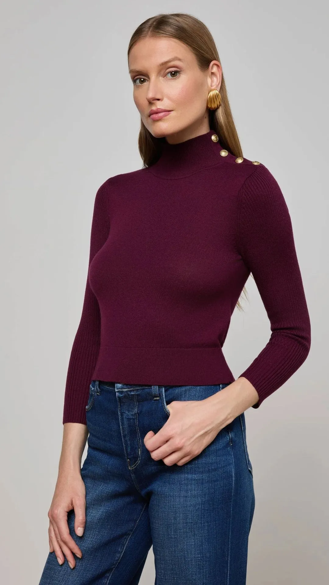 Kamdyn Mock-Neck Sweater sold by Isola Rancho Santa Fe product image thumbnail 2