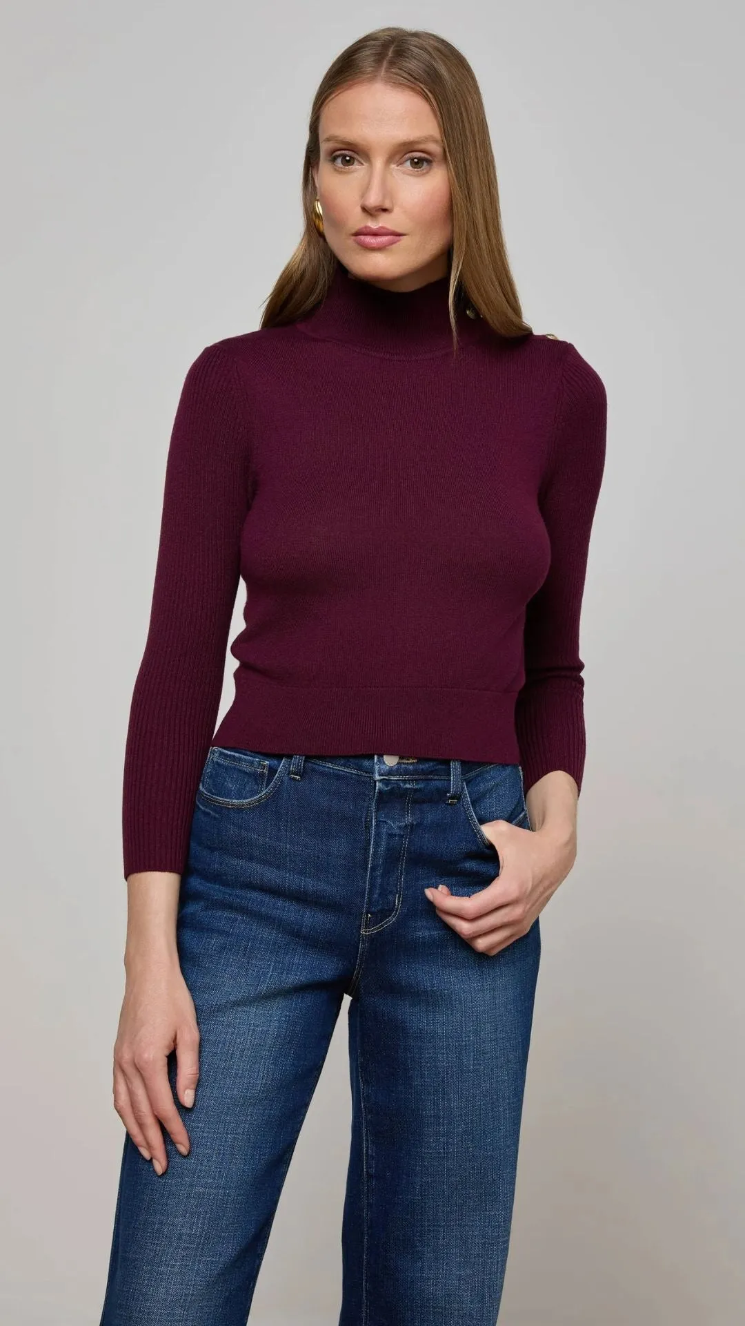 Kamdyn Mock-Neck Sweater sold by Isola Rancho Santa Fe