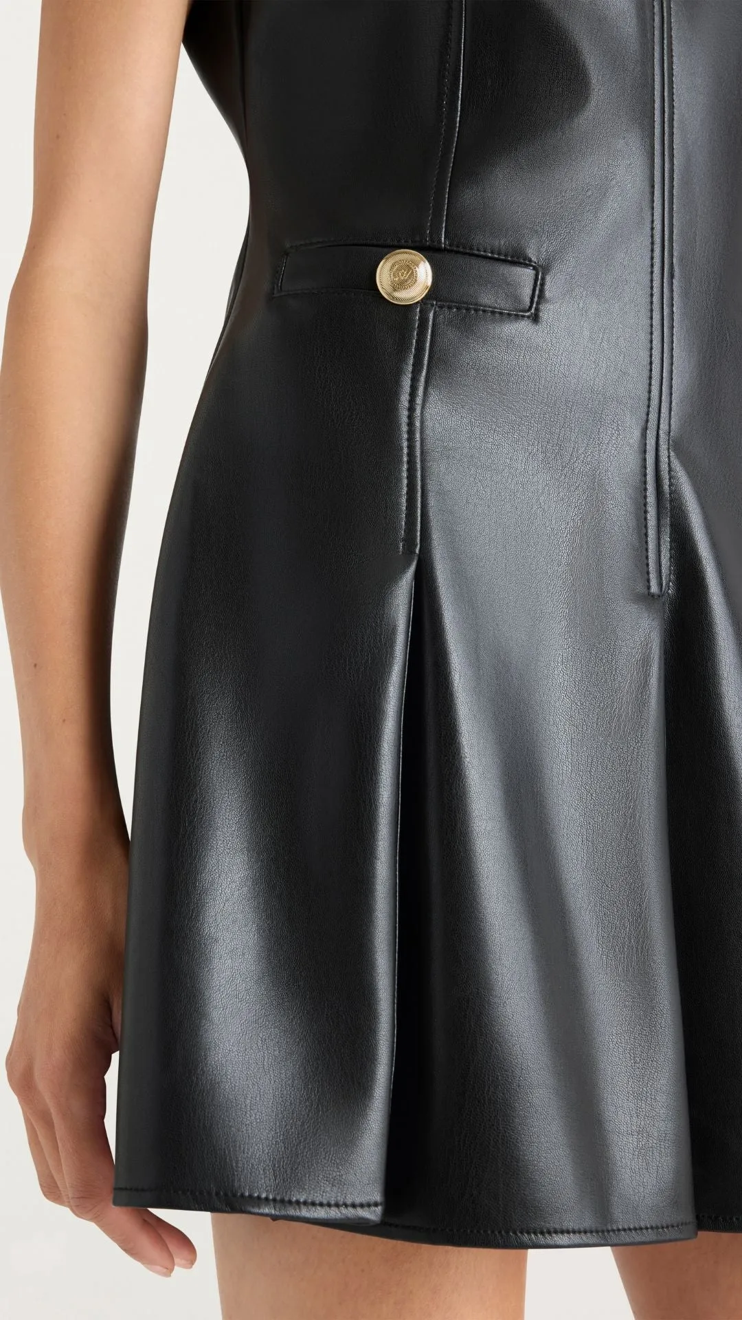 Vegan Leather Nova Dress sold by Isola Rancho Santa Fe product image thumbnail 2