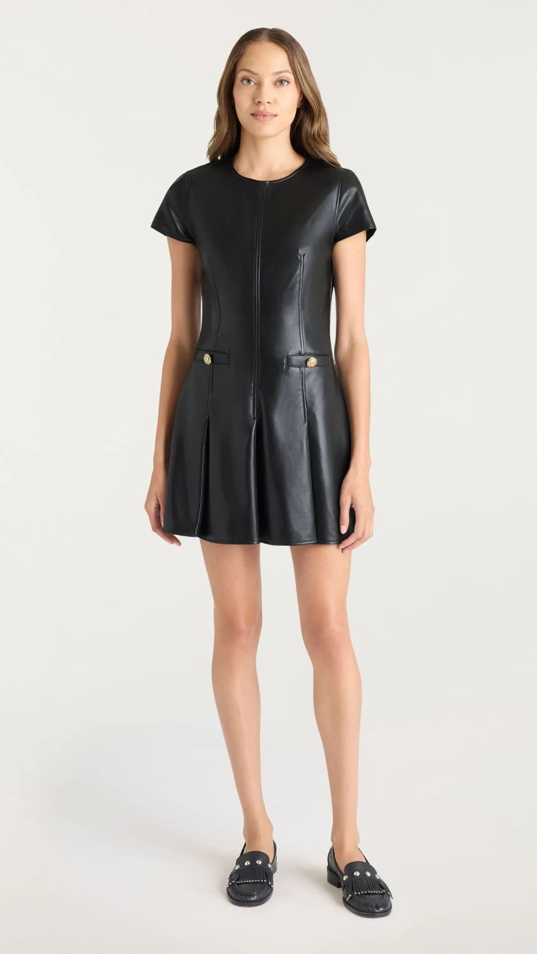 Vegan Leather Nova Dress sold by Isola Rancho Santa Fe