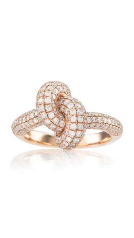 Nouer Pave Knot Ring sold by Isola Rancho Santa Fe