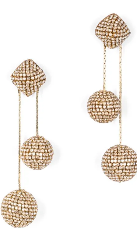 Taryn Earrings Gold sold by Isola Rancho Santa Fe