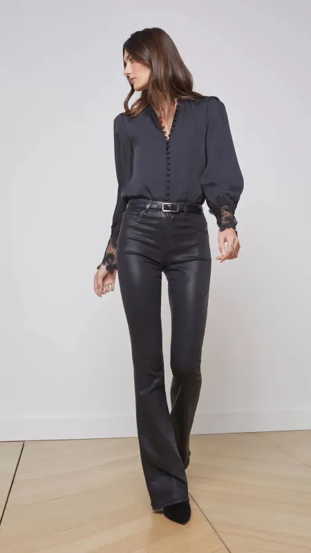 Marty Coated Flare Jean sold by Isola Rancho Santa Fe