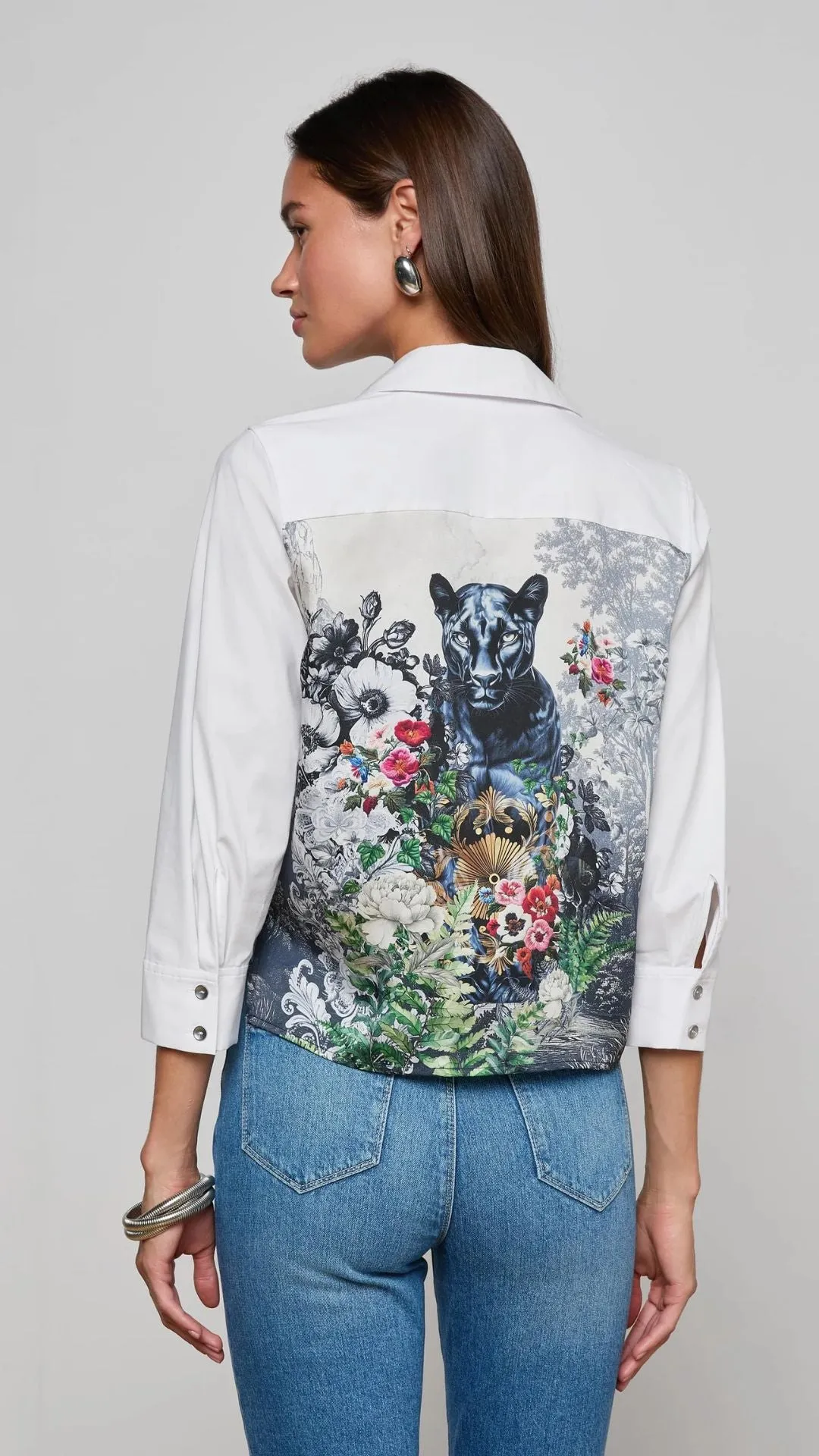 Fawn Panther Print Shirt sold by Isola Rancho Santa Fe product image thumbnail 3