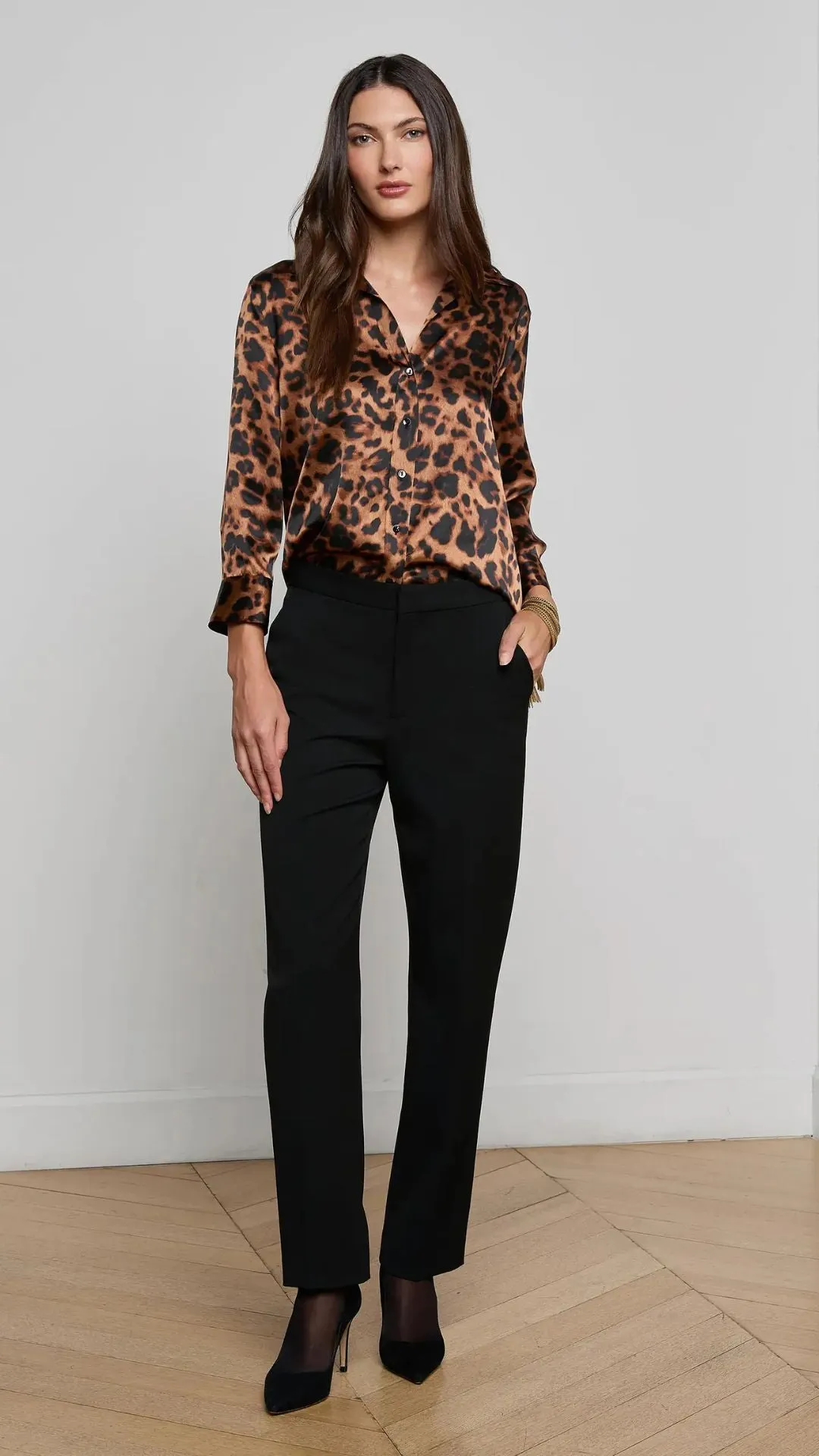 Dani Silk Blouse Leopard sold by Isola Rancho Santa Fe product image thumbnail 2