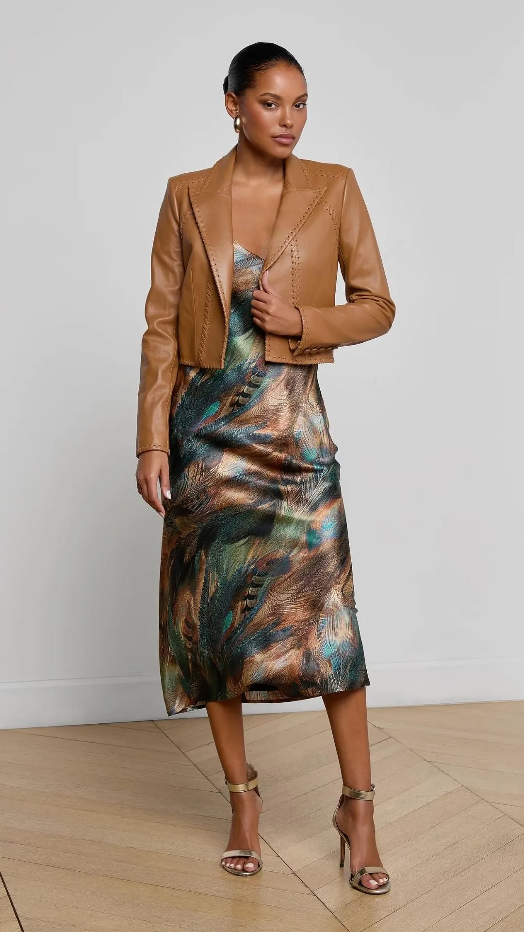 Dulcie Leather Blazer sold by Isola Rancho Santa Fe product image thumbnail 4