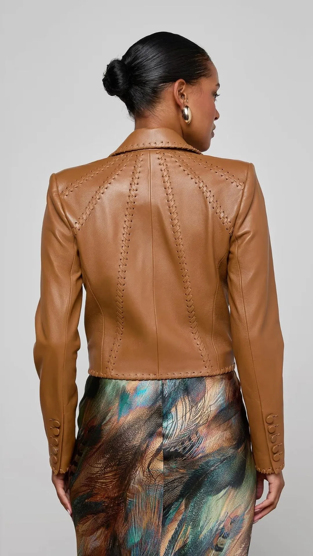 Dulcie Leather Blazer sold by Isola Rancho Santa Fe product image thumbnail 5