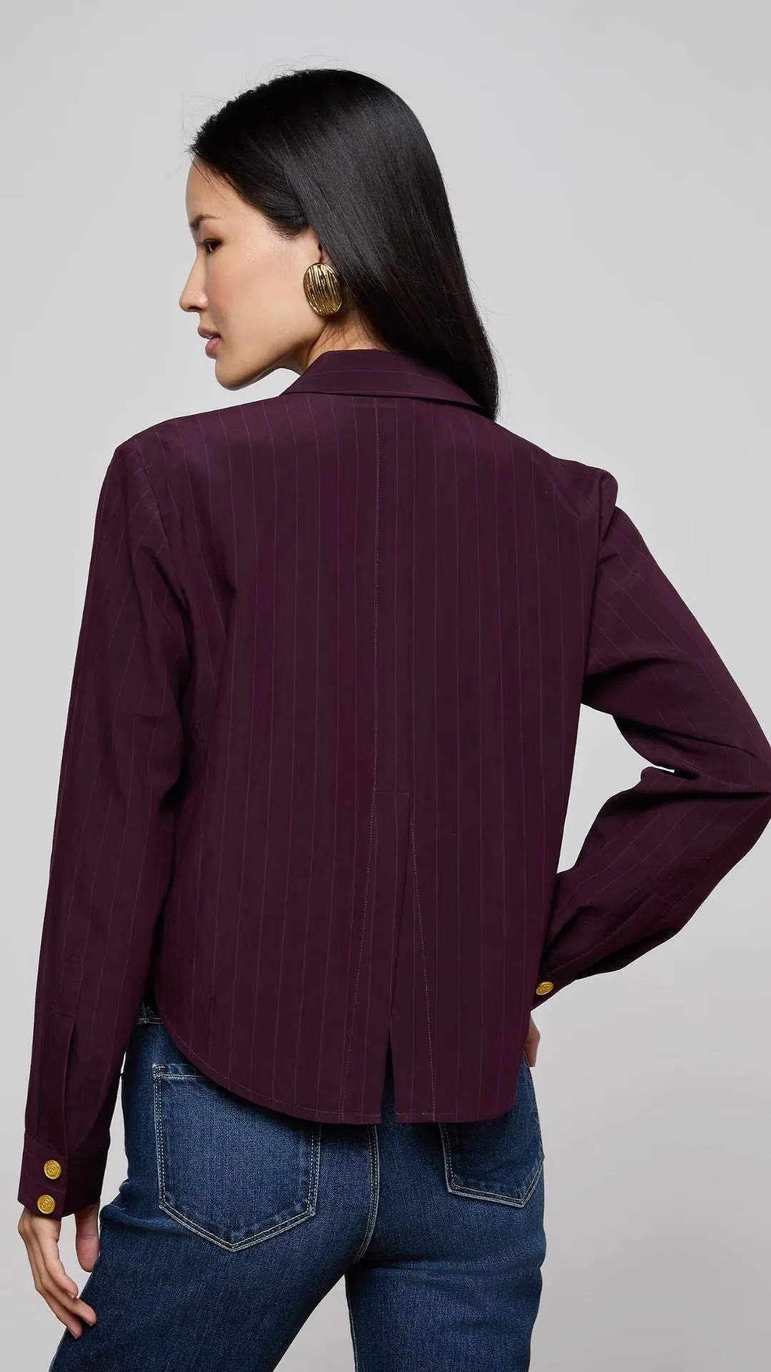 Cosette Pinstriped Shirt sold by Isola Rancho Santa Fe product image thumbnail 3