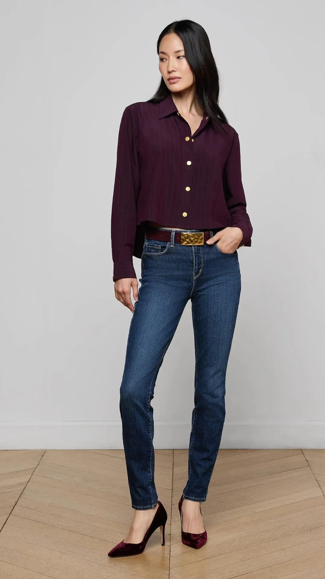 Cosette Pinstriped Shirt sold by Isola Rancho Santa Fe product image thumbnail 2