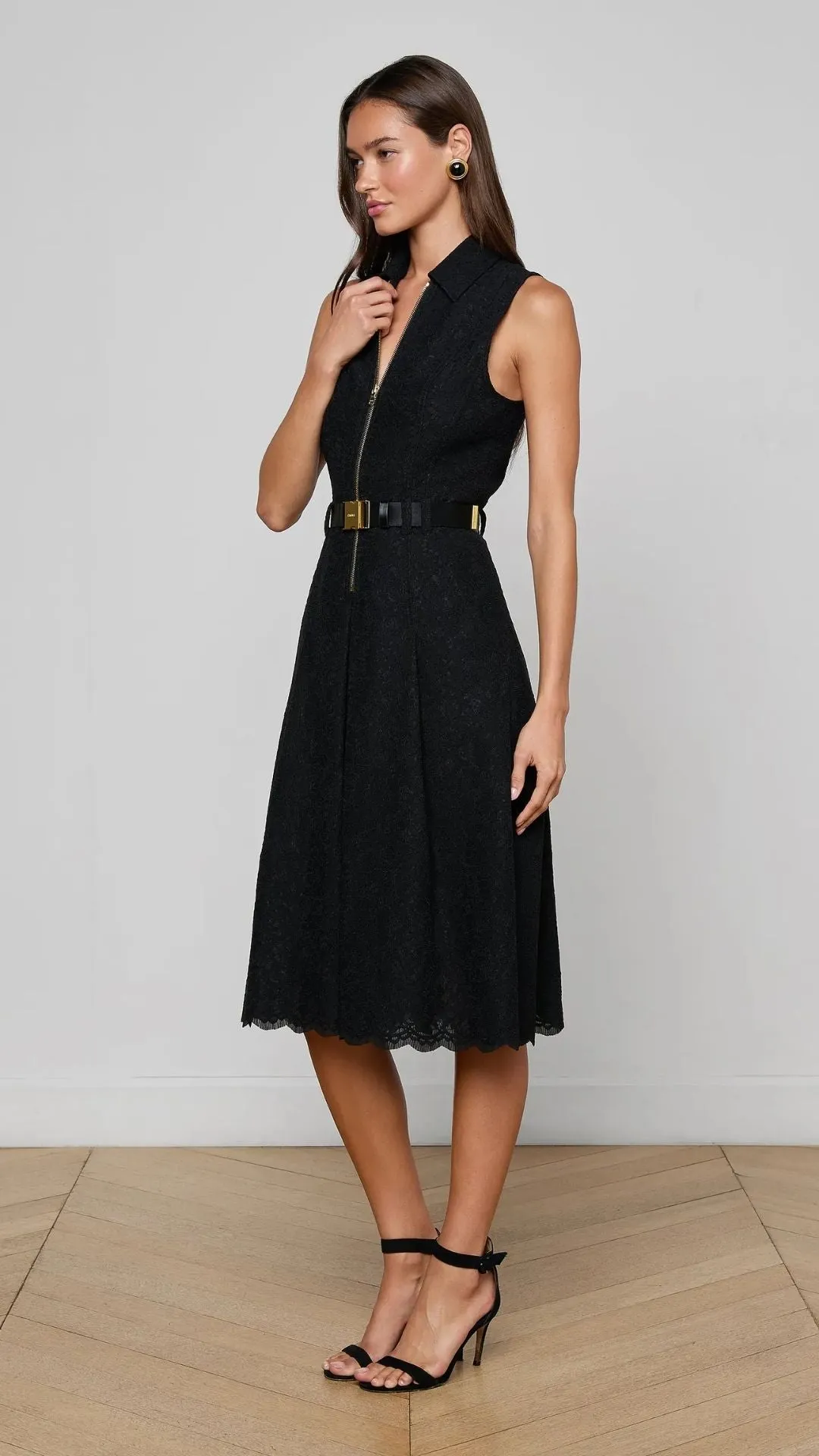 Kylo Lace Shirt Dress sold by Isola Rancho Santa Fe