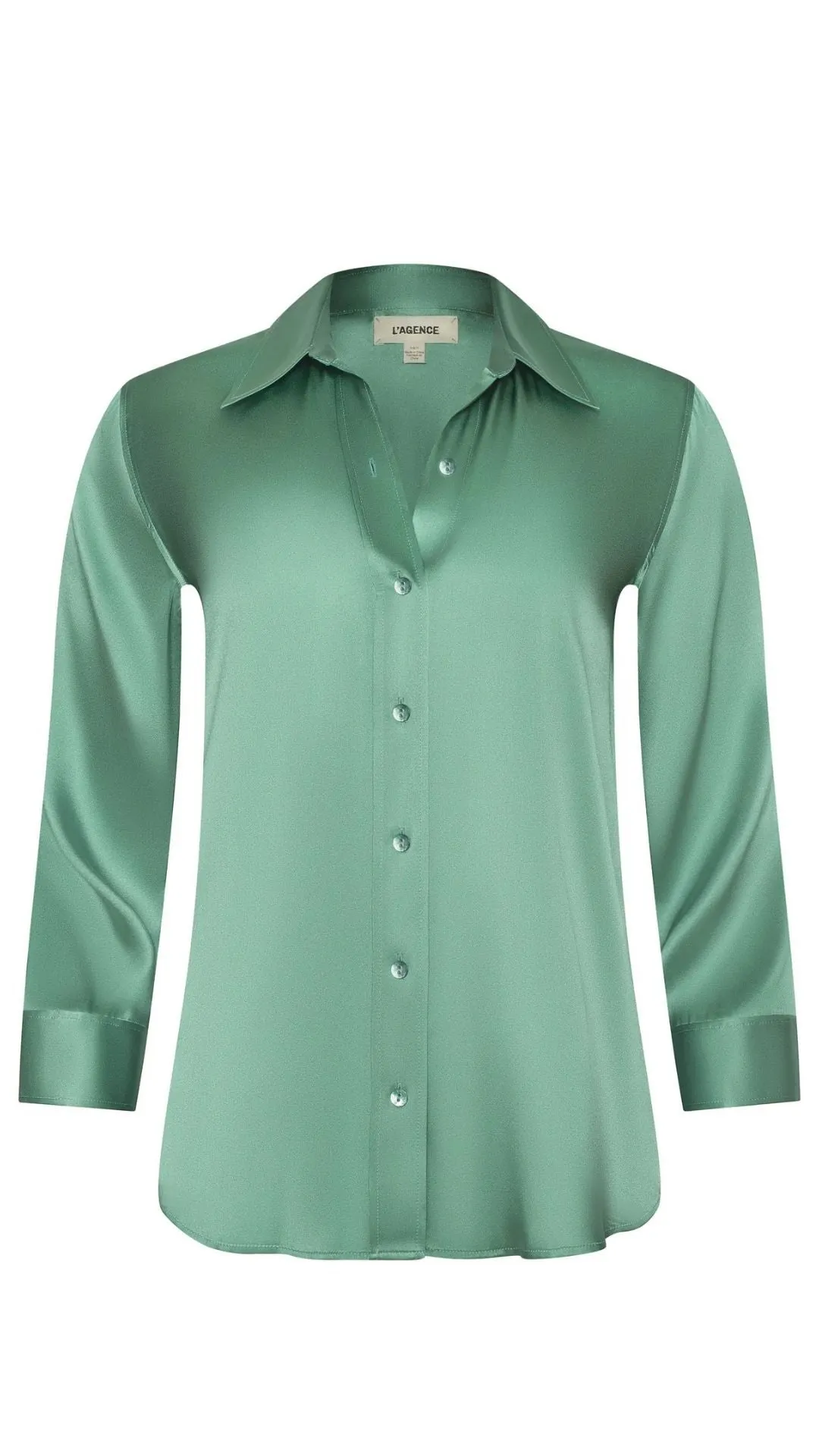 Dani Silk Blouse Malachite Green sold by Isola Rancho Santa Fe product image thumbnail 4