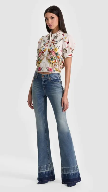 Rosie Ember Puff Sleeve Top made by Isola Rancho Santa Fe