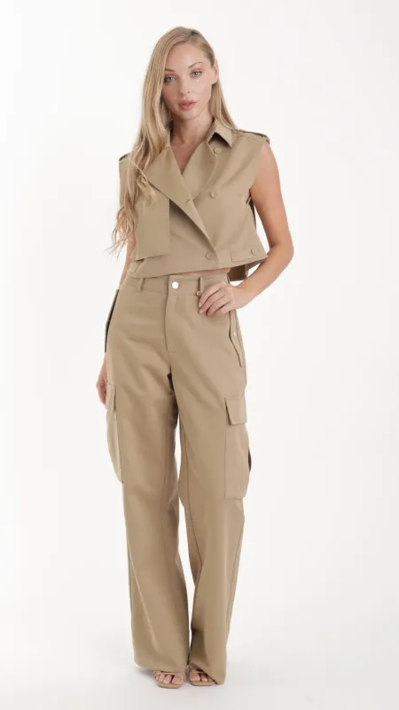 Sola Cargo Pants made by Karina Grimaldi