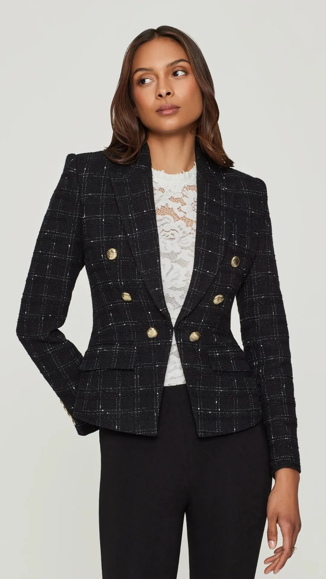 Elsa Window Pane Tweed Blazer sold by Isola Rancho Santa Fe product image thumbnail 5
