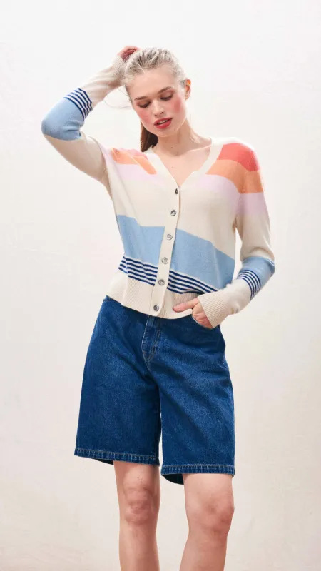 Deckhand Striped Cardigan sold by Isola Rancho Santa Fe