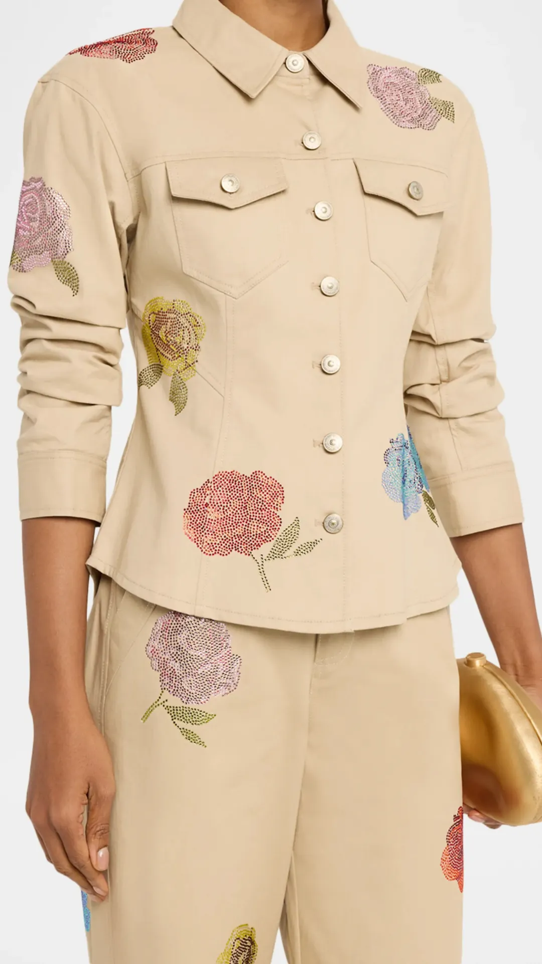 Heatset Roses Scrunched Canyon Jacket sold by Isola Rancho Santa Fe product image thumbnail 3