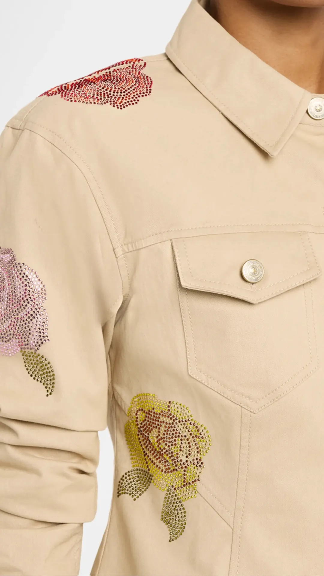 Heatset Roses Scrunched Canyon Jacket sold by Isola Rancho Santa Fe product image thumbnail 4