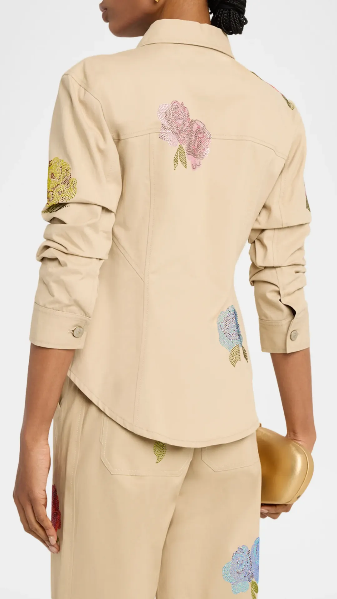 Heatset Roses Scrunched Canyon Jacket sold by Isola Rancho Santa Fe product image thumbnail 2