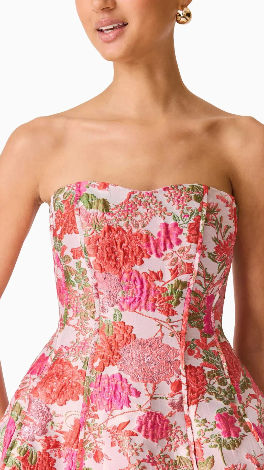 Floralie Strapless Mini Dress sold by Isola Rancho Santa Fe product image thumbnail 4