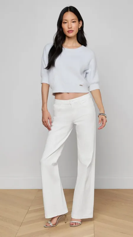 Joanne Low-Rise Wide-Leg Jean made by L'AGENCE