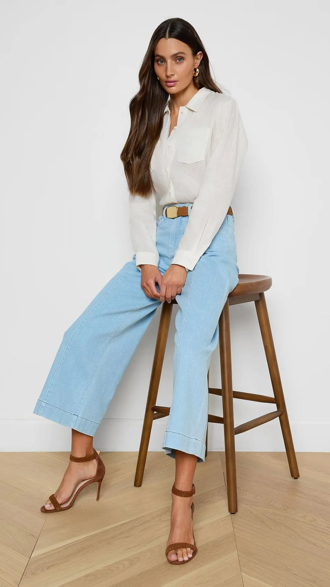 Houston Cropped Wide-Leg Jean sold by Isola Rancho Santa Fe product image thumbnail 4