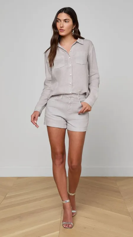 Isla Linen Shirt made by L'AGENCE
