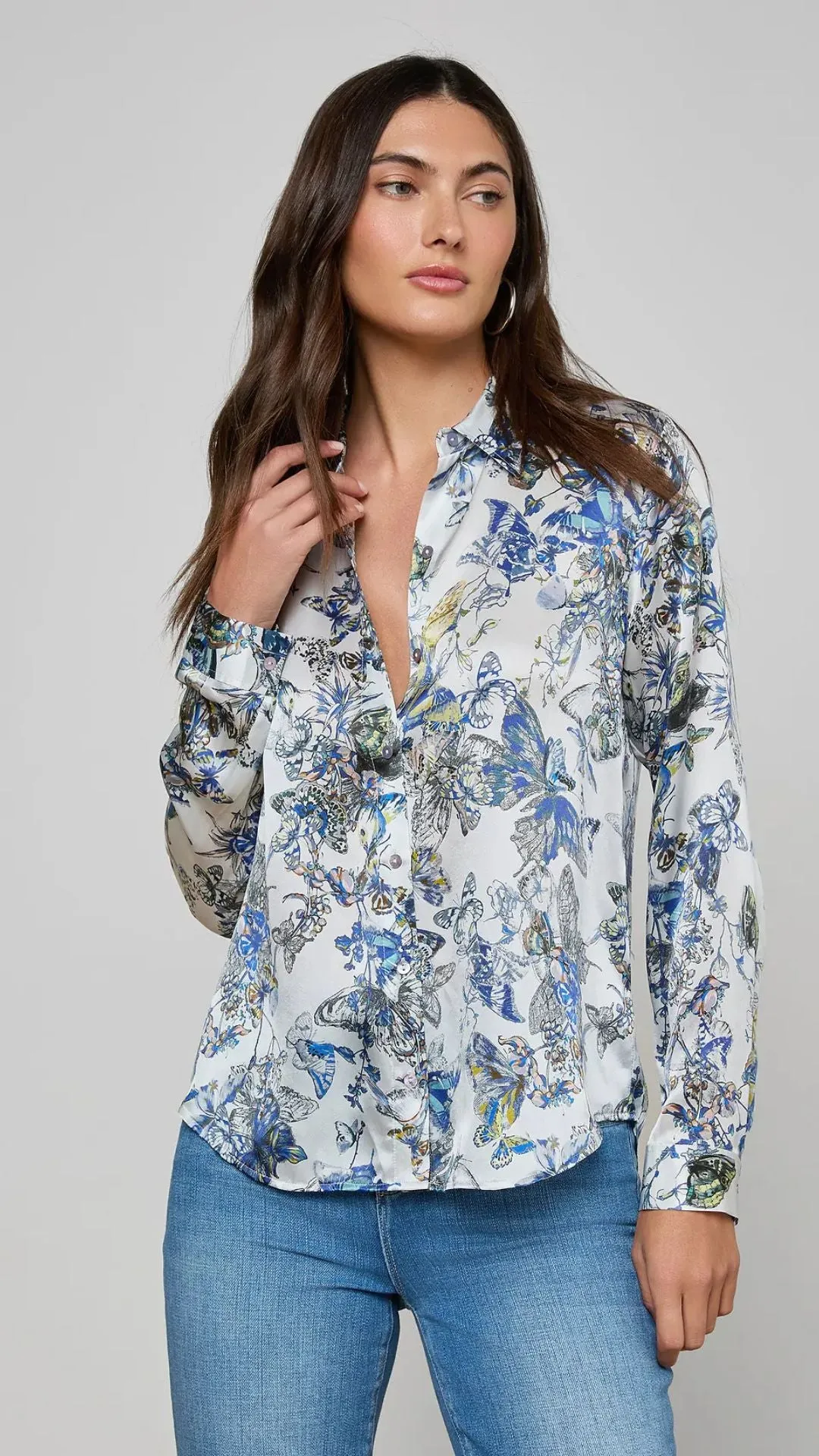 Tyler Silk Blouse sold by Isola Rancho Santa Fe product image thumbnail 3