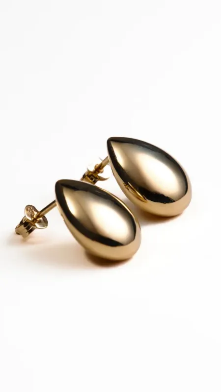 Hannah Teardrop Studs made by Isola Rancho Santa Fe