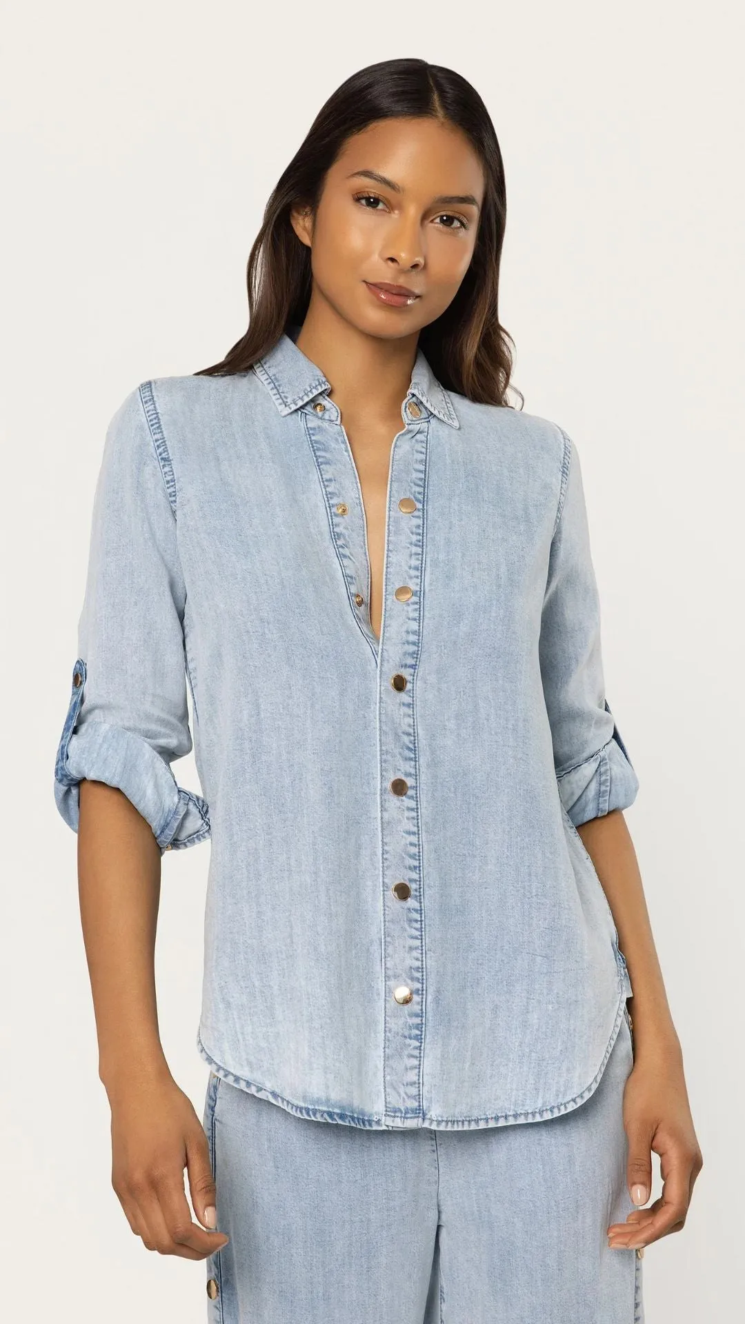Gillian Denim Shirt sold by Isola Rancho Santa Fe product image thumbnail 5