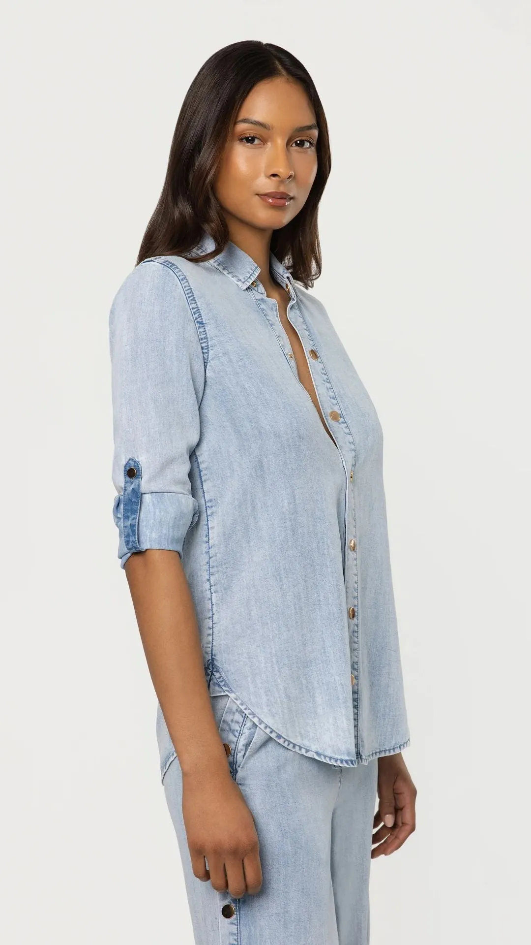 Gillian Denim Shirt sold by Isola Rancho Santa Fe product image thumbnail 3