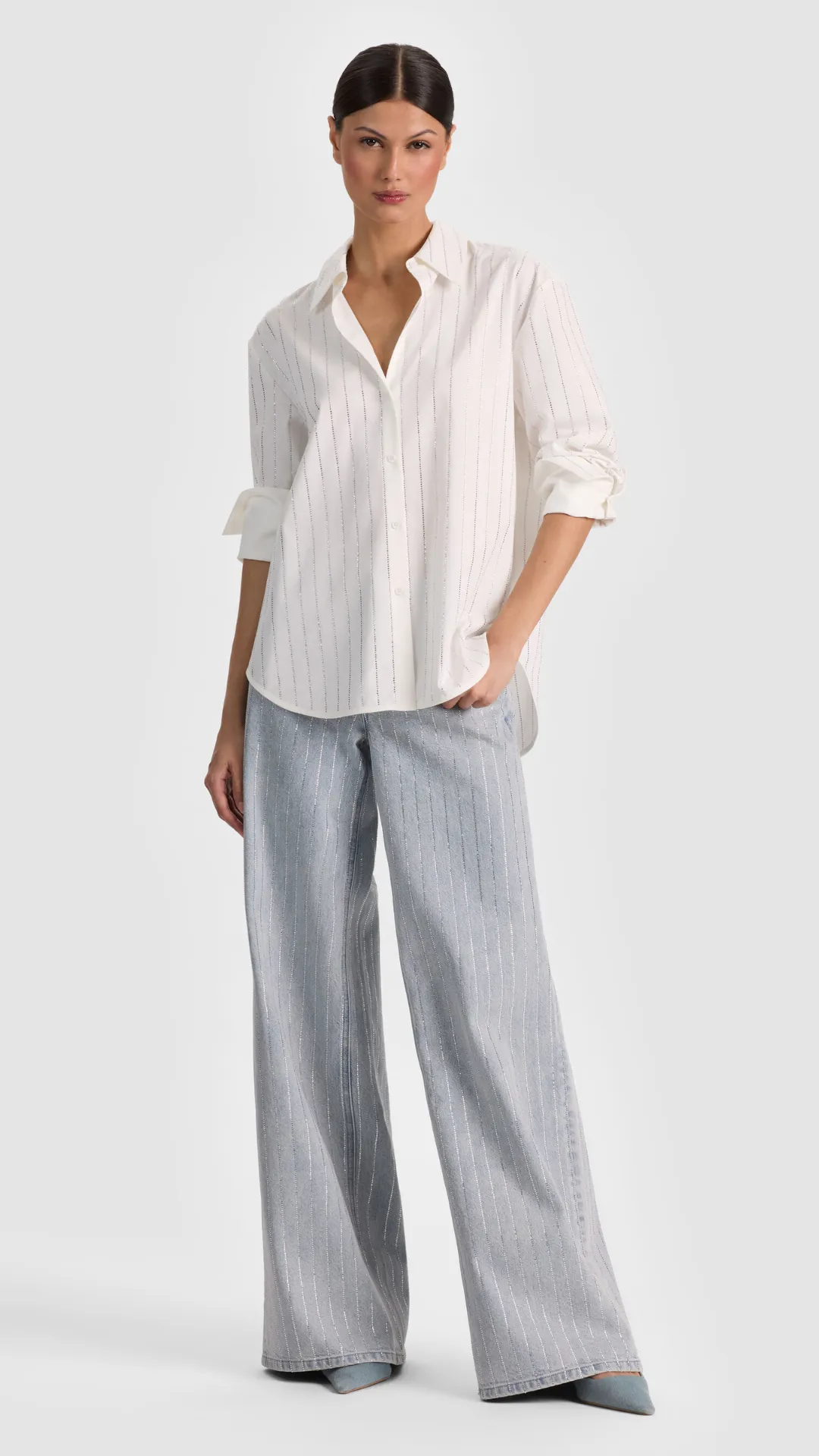 Finely Embellished Oversized Button Down sold by Isola Rancho Santa Fe product image thumbnail 2