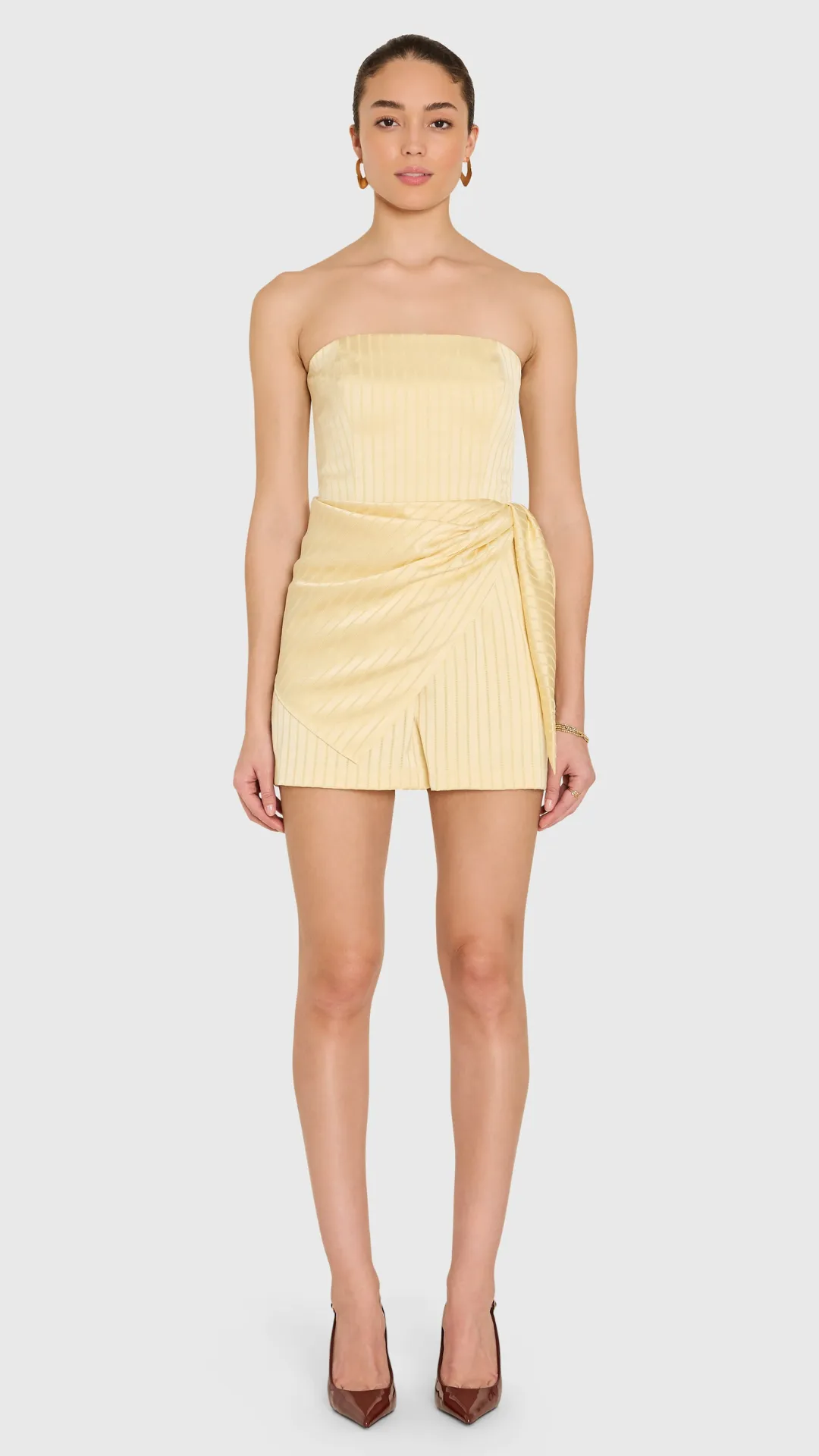 Cheryl Romper Cornsilk sold by Isola Rancho Santa Fe
