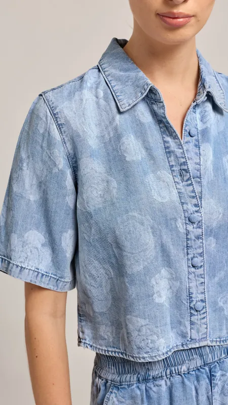 Heidi Floral Denim Shirts made by Generation Love