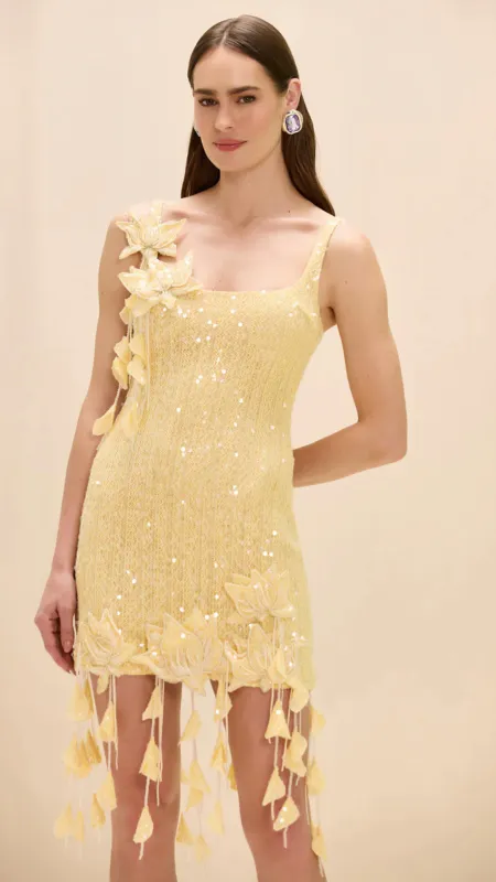 Lara Crochet Mini Dress made by PatBO