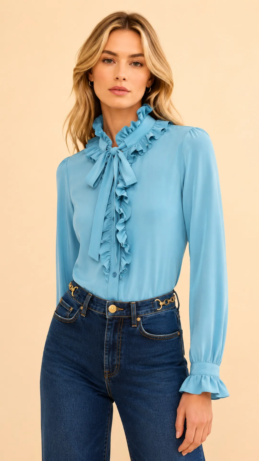 Catroux Long Sleeve Silk Blouse sold by Isola Rancho Santa Fe product image thumbnail 2