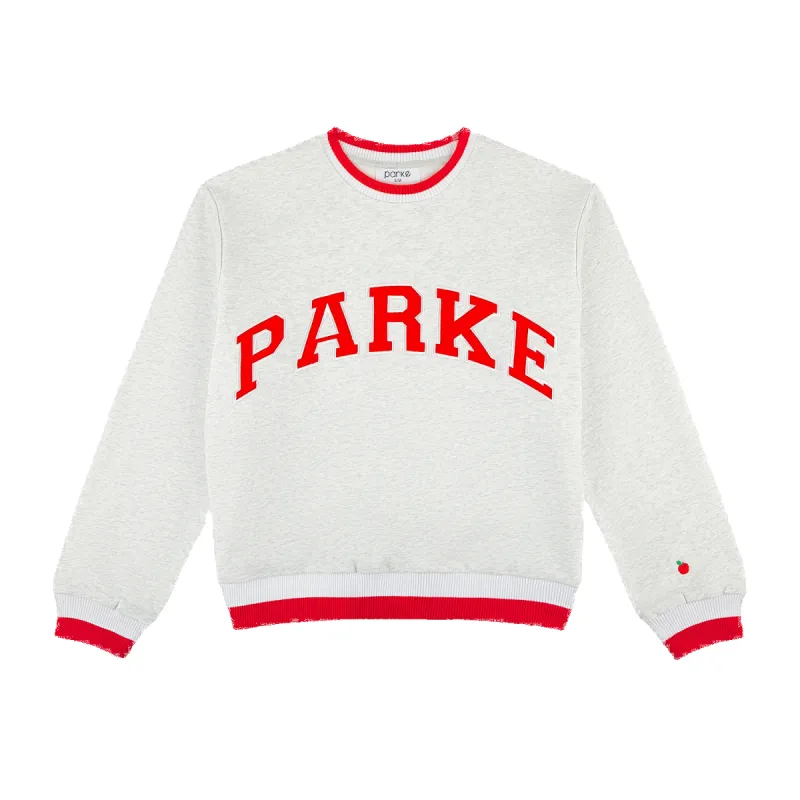 French Terry Vintage Varsity Crewneck Sweatshirt sold by Parke Official