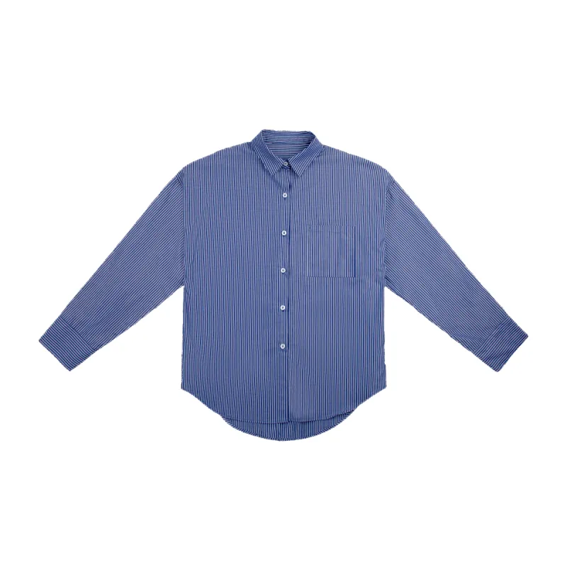 Striped Boyfriend Button Down sold by Parke Official