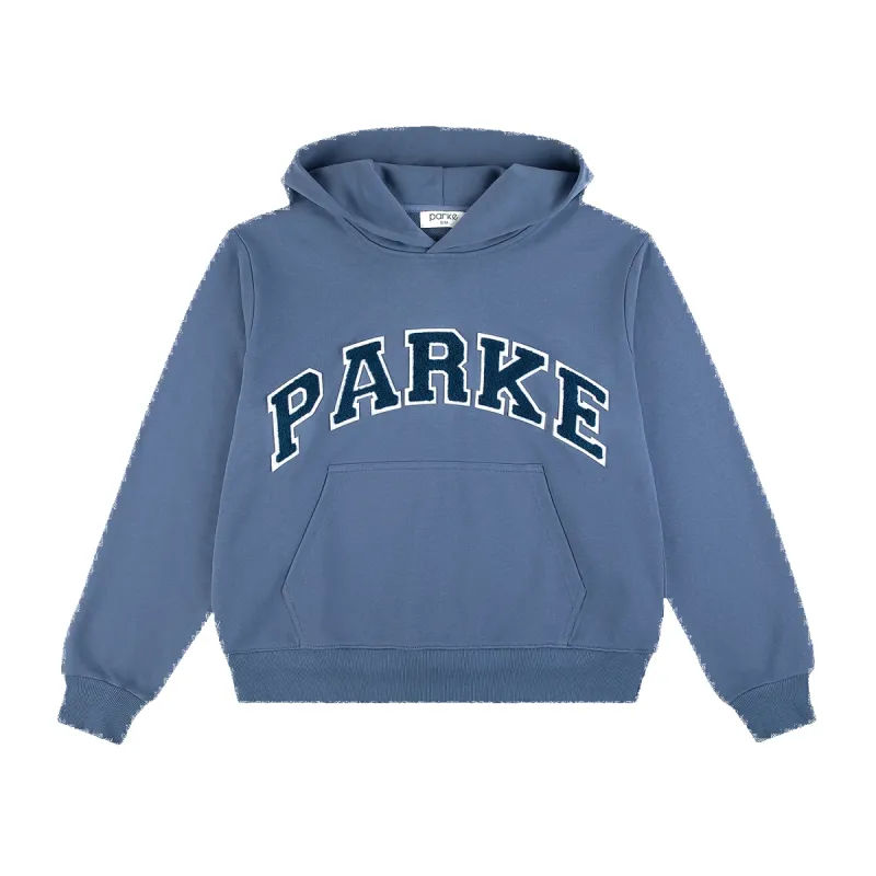 Chenille Varsity Hoodie Sweatshirt sold by Parke Official