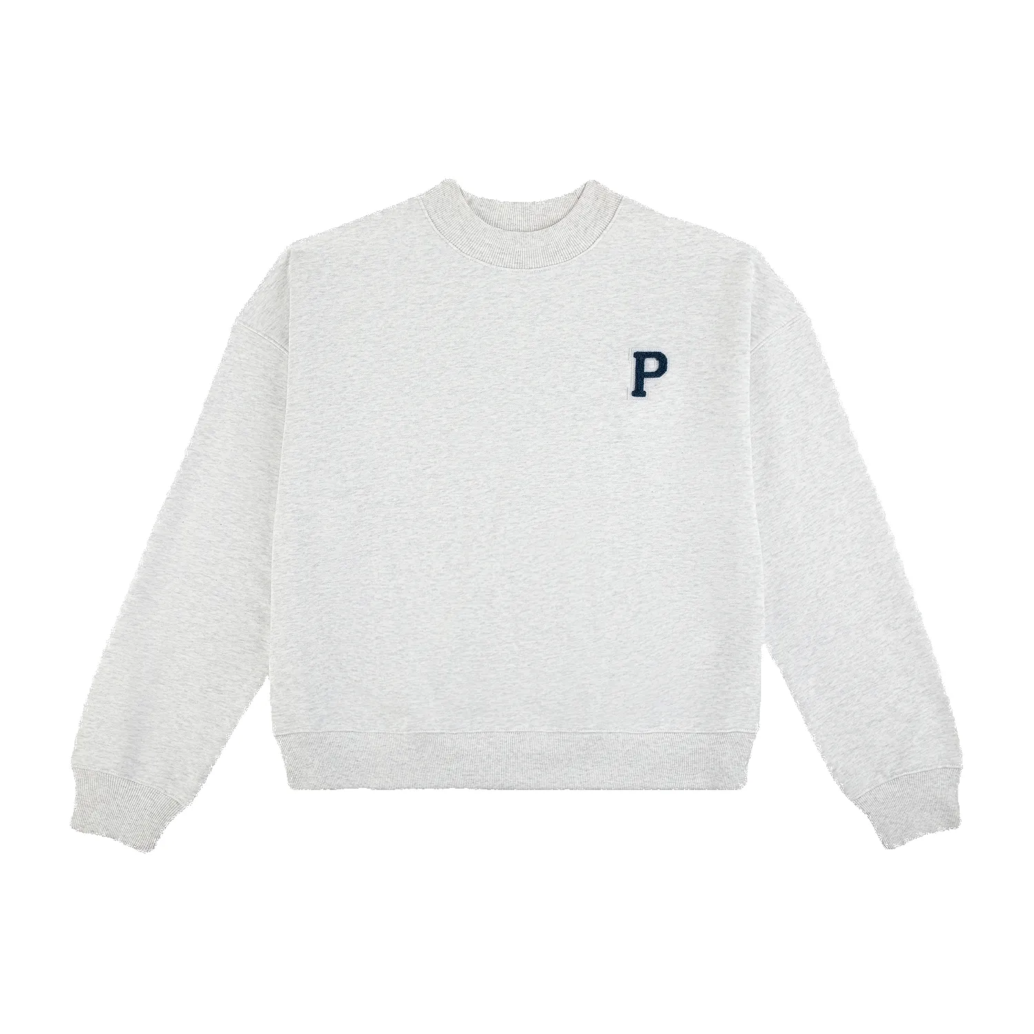 Chenille Shrunken Mockneck Sweatshirt sold by Parke Official