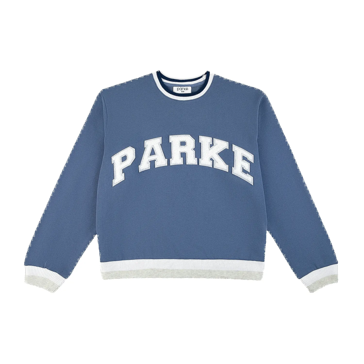 French Terry Vintage Varsity Crewneck Sweatshirt sold by Parke Official