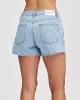 Light Wash Baggy Shorts sold by Parke Official